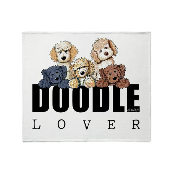 CafePress - Doodle Lover Throw Blanket - Soft Fleece Throw Blanket, 50"x60" for All Ages