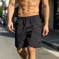 thumbnail image 7 of ZRGHAOYLQ Mens Casual Shorts 7 Inch Elastic Waist Shorts Straight Leg Loose Fit Shorts Breathable Lightweight Summer Leisure Shorts with Pockets, 7 of 7