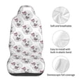thumbnail image 5 of Fuzoiu Poodle Dog Print Seat Covers Set, Car Seat Covers Front Seats, Car Seat Protector, Car Seat Cushion, Seat Covers Carseat Cover Universal Fit for Most Cars, 5 of 7