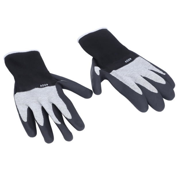 Guantes Resistentes A Alto Voltaje de 400V, Los Guantes de Electricistas Aislados Evitan El Choque Sin Deslizamiento.