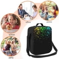 thumbnail image 5 of Naloa Night Rainbow Sparkles Lunch box Lunch bag for men women Large capacity Lunchbox Insulated Lunch bag Lunch box cooler, 5 of 7