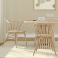 thumbnail image 2 of Plank+Beam Set of 2 Dining Chairs, Solid Wood Kitchen Chair, Blonde, 2 of 9