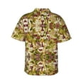 thumbnail image 3 of Vineyard Collection Wine Hawaiian Shirts For Men, Summer Short-Sleeve Relaxed-Fit Button-Down Shirts 3x-Large, 3 of 9