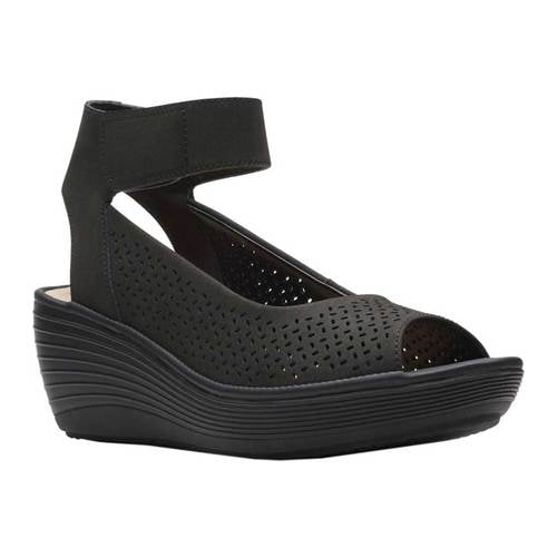 clarks soft cushion wedge sandals