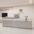 thumbnail image 1 of Cabinet Luxury Reception Desk Front Checkout Podium Information Outdoor Reception Desk Simple Escritorios De Oficina Furniture My Lux Decor Round, 1 of 7