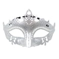 thumbnail image 2 of Lilgiuy Mardi Gras Masquerade Mask Half Face Venetian Masks Vintage Mascarade Mask Antique Look Costumes Party Accessory for Women Men Carnival, Multiple Styles and Colors, 2 of 3