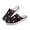 Black Bat and Stars, variant on POLERO Halloween Shoes Women Men Black Cat Mules Shoes Slip-on Mules Clogs Comfortable Mesh Walking Sneakers Flat Loafers with Arch Support Beach Slides