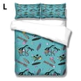 thumbnail image 2 of Cubierta de edredón Conjuntos de ropa de cama de buceo Cómodas cubiertas de almohadas Poliéster Fibra Decoraciones de cumpleaños Conjunto de colchas para dormitorio l 3 piezas Advancent HA011565-13, 2 of 7