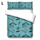 thumbnail image 2 of Cubierta de edredón Conjuntos de ropa de cama de buceo Cómodas cubiertas de almohadas Poliéster Fibra Decoraciones de cumpleaños Conjunto de colchas para dormitorio l 3 piezas Eigraketly HA011565-13, 2 of 7