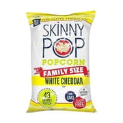 SKINNY POP Family White Cheddar Popcorn, 8 OZ(Packaging May Vary)