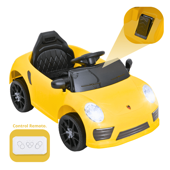 Carro Eléctrico Para Niños Dodo Kids Bmt666 Control Remoto Amarillo