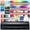 Black Cameo 5 Alpha w/ 38 Oracal Sheets, Siser HTV, Guides, 24 Pens, variant on Silhouette White Cameo 5 Alpha w/ 38 Oracal Sheets, Siser HTV, Guides, 24 Pens