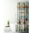 thumbnail image 3 of Whimsical Kitten Shower Curtain - Playful polyester fabric, vintage clawfoot bathtub design with bubbles and pink roses, includes 12 hooks, adorable cat lover bathroom decor, fun shower curtain, 3 of 10