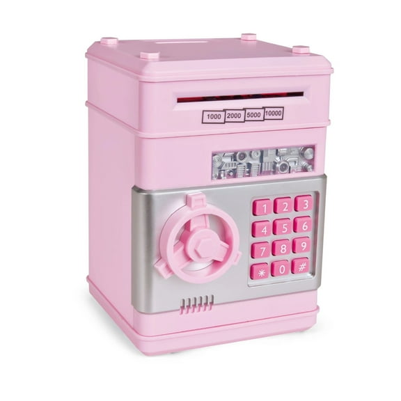 RUIG ATM Piggy Bank Electronic Cash Coin Can Safe Banks Money Saving Box with Password Lock for Children, Money Bank Kids Safe Toys for 3 4 5 6 7 8 9 10 Year Old Boy Girl
