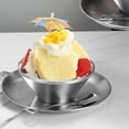 thumbnail image 6 of Shaved Ice Bowl Set Korean Style Dessert Bowl Stainless Steel Salad Bowl Small Ice Cream Cups Household Fruit Bowl for Snacks, 6 of 7
