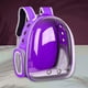 thumbnail image 3 of Gato Mochila Portadores Bolsa Bolso Totalmente transparente Bolsa de transporte Mochila para mascotas para A-Púrpura jinwen Portador de viaje para mascotas, 3 of 8