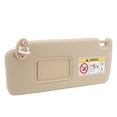 thumbnail image 1 of Sun Visor, Beige Side Sun Visor, Easy to Install Car Sun Visor, Elegant and Practical Front Sun Visor with Mirror, Sun Visor Replacement for Prado 2010-2023 Fourth Generation J150, 1 of 7