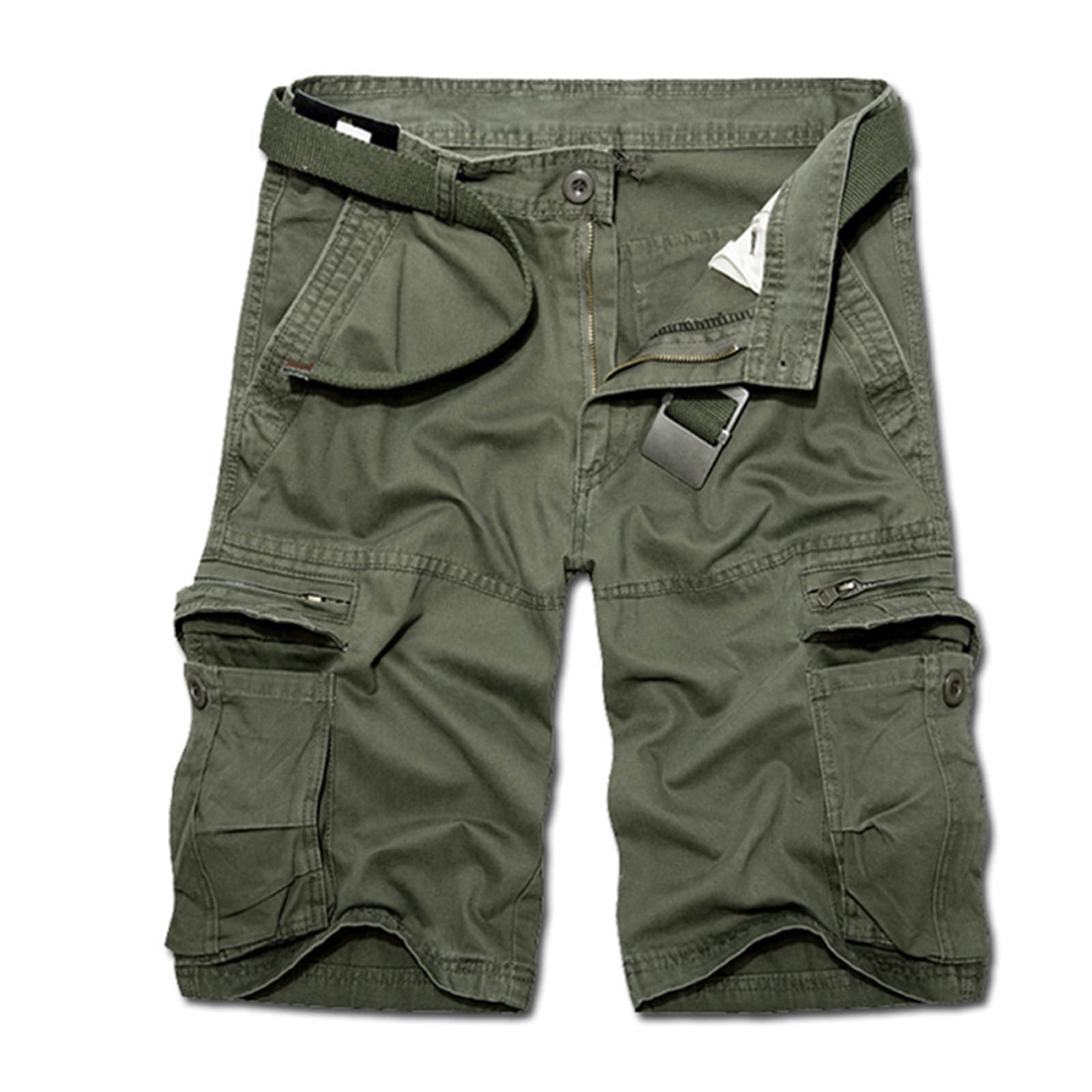【SATIIIZ】Shiaro Cargo Bermuda Pants BXINGOHAI Bermuda Shorts Men Patterned Under $5 Clothing Man