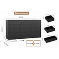 thumbnail image 2 of Towallmark Dresser for Bedroom,12 Drawer Dressers & Chests of Drawers, Wood Storage Drawer Dresser with Power Outlet, 61 Inch, 2 of 9