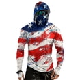 thumbnail image 2 of Mens Sun Shirt Upf 50+ Quick Dry Long Sleeve Hoodies Outdoor Hiking Swimming Fishing, 2 of 9