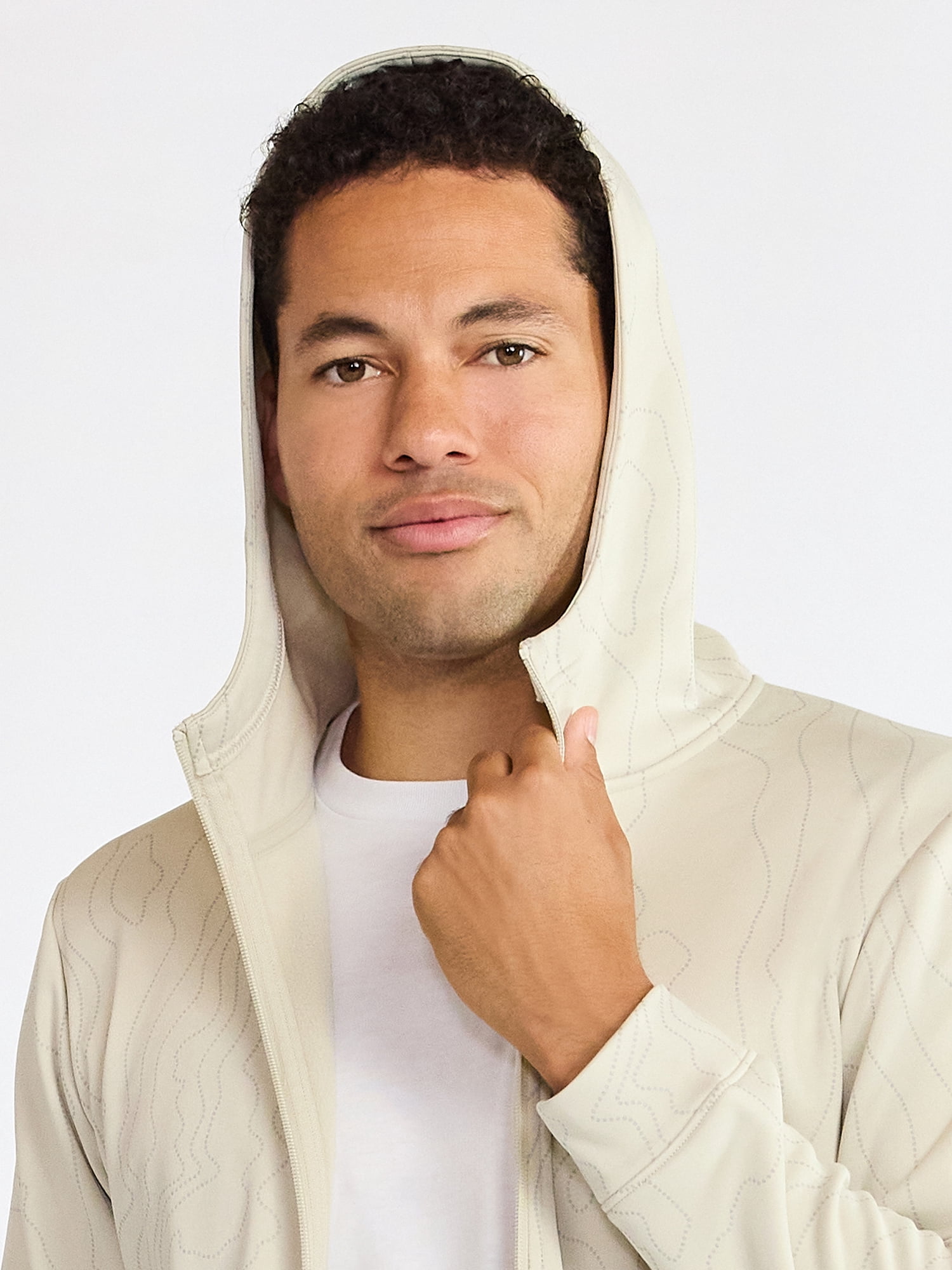 Athletic Works Men's and Big Men's Reflective Hoodie, Sizes S-3XL