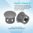 thumbnail image 3 of 100pcs Nylon Plastic Hole Plugs, 2/7"(8mm) Round Drill Screw Hole Plugs Covers for Kitchen Cabinet Furniture Deep Grey, 3 of 7