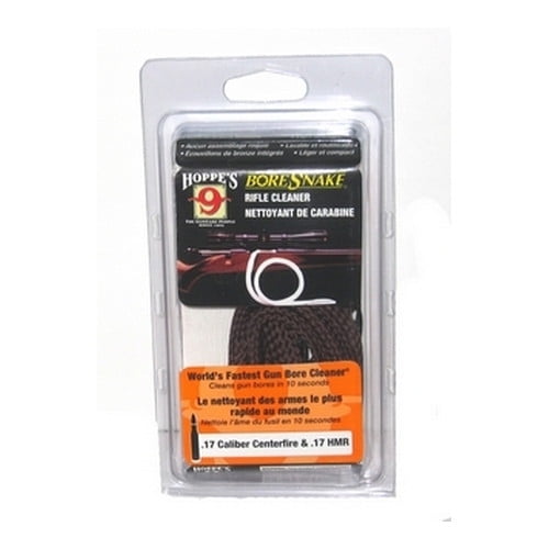 Bore Snake .17 Cal Rifle Shotgun Pistol Cleaning Kit Boresnake Gun Brush Cleaner 