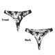 thumbnail image 3 of Fotbe Floral Cow Silhouette Tanga Sin Costuras para Mujer con Estampado – Panties Invisibles, Transpirables y Cómodos para Uso Diario-Medium, 3 of 6