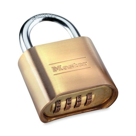 Master Lock, MLK175D, Resettable Combination Lock, 1 Each,