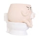 thumbnail image 2 of Maceta única con cabeza de maceta, divertida maceta para inodoro, para plantas de exterior, balcón, decorativa., 2 of 8