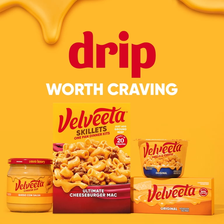 6 pack) Velveeta Skillets Chicken Pasta Dinner Kit with Broccoli