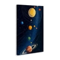 thumbnail image 2 of Stupell Industries Contemporary Planets Aligned in Celestial Orbit Canvas Art, 20 x 30, by Creative Studio, 2 of 8