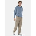 thumbnail image 5 of No Boundaries Men's & Big Men's Twill Cargo Pants, Size XS-5XL, 5 of 5