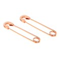 thumbnail image 2 of Pendientes de seguridad Fernando acero Inoxidable oro Y rosa, 2 of 6