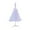 White, variant on Christmas Ornaments 2025,Artificial Christmas Tree Tabletop Christmas Tree with Plastic Stand Mini Xmas Pine Tree for Party Supplies Indoor Outdoor Holiday Home Decoration (Purple)