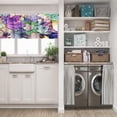 thumbnail image 5 of LALILO Kitchen Curtain Valance Special Autumn Leaves Nature Rod Pocket Window Curtain 52"x 18" Set of 2, 5 of 5