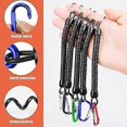 thumbnail image 4 of 5 pcs Stretchy Spiral Keychain Bungee Keychain Spiral Keychain, 4 of 5
