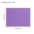 thumbnail image 2 of EVA Foam Sheets Purple 7.6 Inch x 5.9 Inch 2mm Thickness for Crafts DIY 10Pcs, 2 of 6