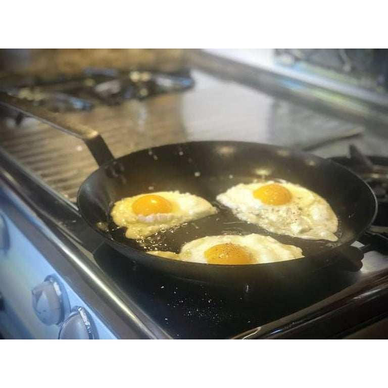 Non-Stick Demonstration Frying Egg in Brand New Lodge Cast Iron Skillet  