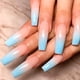 thumbnail image 1 of Apuakthei 24 piezas de uñas postizas a presión para mujer, uñas postizas extra largas, uñas postizas adhesivas, 1 of 4
