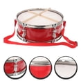 thumbnail image 1 of OULII Red Snare Drum for Enthusiast Percussion Playing and Musical Skill Building, 1 of 5
