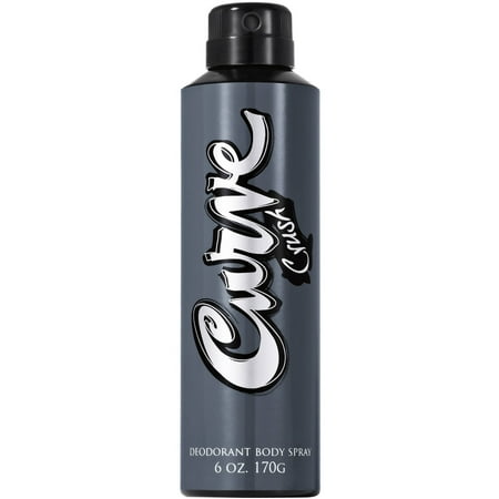 Curve Crush for Men Deodorant Body Spray, 6 oz