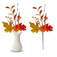 thumbnail image 2 of Artificial Pumpkin Berry Branches Simulation Plant Picks Stems With Berry For Home Kitchen Table Centerpiece Autumn Christmas Decoration, 2 of 8