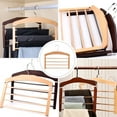 thumbnail image 4 of 1pc Multifunctional Non-slip Wooden Hanger Clothes Pants Drying Hanger, 4 of 6