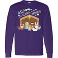 thumbnail image 3 of Inktastic Jesus is the Reason for the Season Christmas Nativity Long Sleeve T-Shirt, 3 of 5
