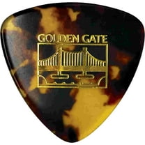 Golden Gate MP-10 Deluxe Tortoise Style Flat Pick - Large Triangle - Dozen