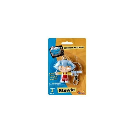 Family Guy Bendable Keychain - Family Guy Stewie Aviator Bendable Keychain