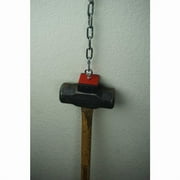 Master Magnetics 07503 Retrieving and Holding Magnet, Durable Plastic, 100 lb, 2.375 Length, 2.375 Width, 1.25 Height with Eyebolt, Nuts and Magnetic Shields, Red/Black