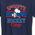 thumbnail image 3 of Peanuts - Snoopy's Hockey Camp - Women's Short Sleeve Graphic T-Shirt, 3 of 6