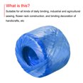 thumbnail image 4 of Uxcell Polyester Nylon Plastic Rope Twine Household Bundled for Daily Binding Packing 1148.2ft Length Blue, 4 of 5
